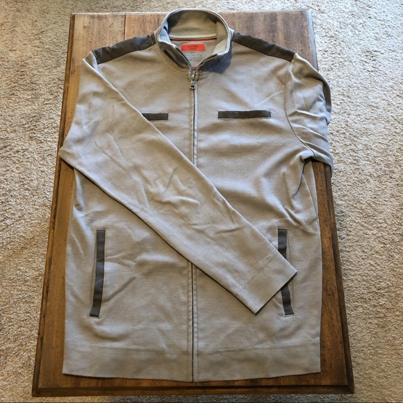 Alfani Other - Alfani Men’s Gray Long Sleeve Zip-Up Sweater Sz S